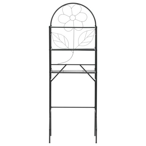 Toilet Rack Black 60x33x174cm - Image 2