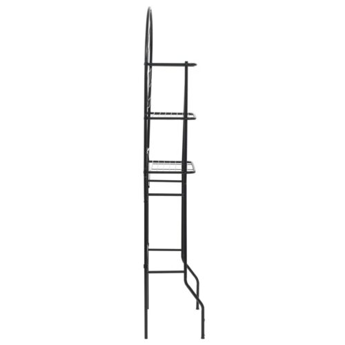 Toilet Rack Black 60x33x174cm - Image 3