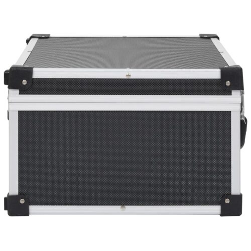 CD Case for 60 CDs Aluminium ABS Black - Image 4