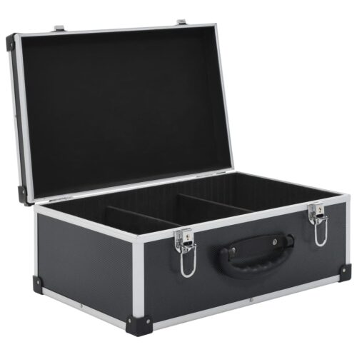 CD Case for 60 CDs Aluminium ABS Black - Image 5