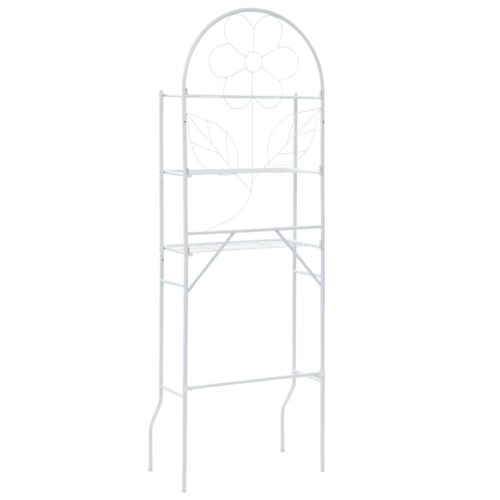 Toilet Rack White 60x33x174cm - Image 4