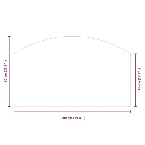 Fireplace Glass Plate 100x60cm - Image 9
