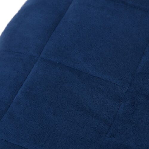 Weighted Blanket Blue 150x200cm 7 kg Fabric - Image 4