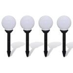 Outdoor Pathway Lamps 4pcs LED 15cm with Ground Spike