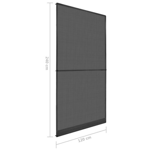 Hinged Insect Screen for Doors Anthracite 120x240cm - Image 9