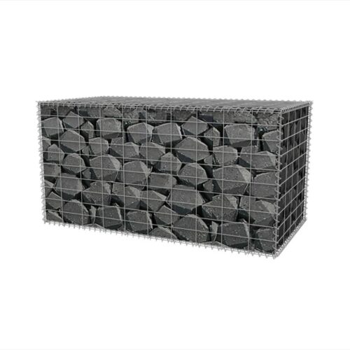 Gabion Basket Galvanised Steel 100x50x50cm - Image 3
