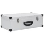 CD Case for 80 CDs Aluminium ABS Silver