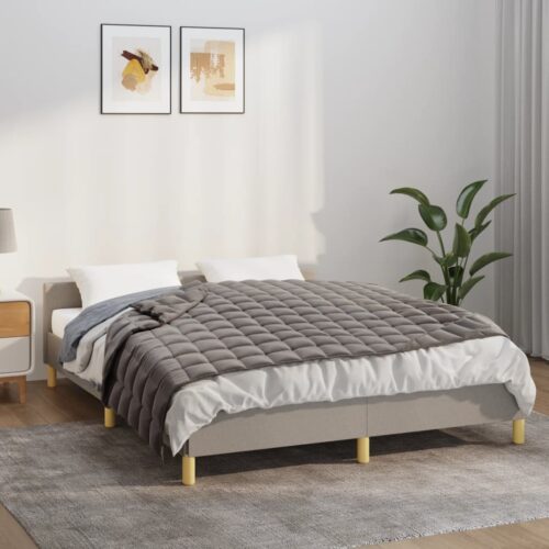 Weighted Blanket Grey 152x203cm 11 kg Fabric