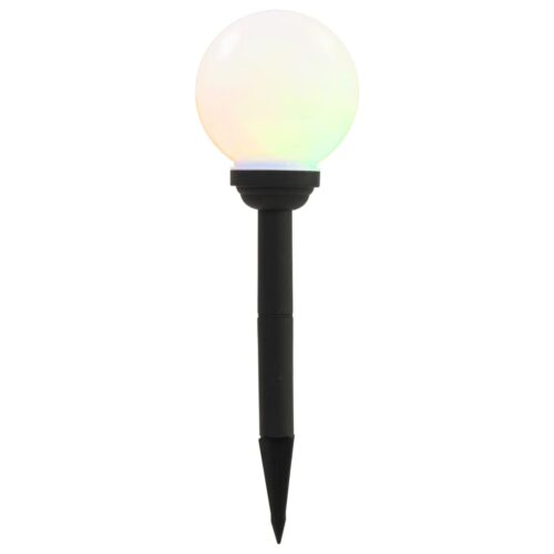 Outdoor Solar Lamps 8pcs LED Spherical 15cm RGB - Image 3