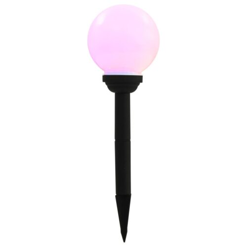 Outdoor Solar Lamps 8pcs LED Spherical 15cm RGB - Image 5
