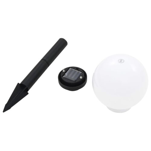 Outdoor Solar Lamps 8pcs LED Spherical 15cm RGB - Image 6