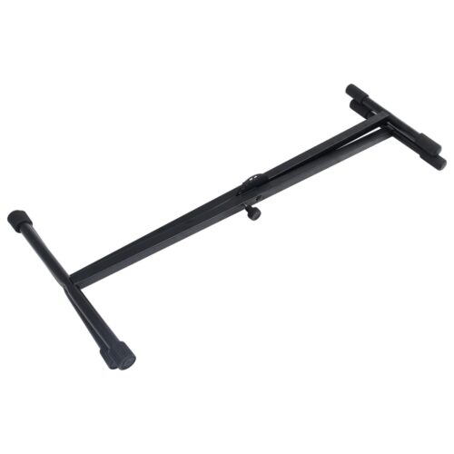 Keyboard Stand Stool Set Black - Image 4