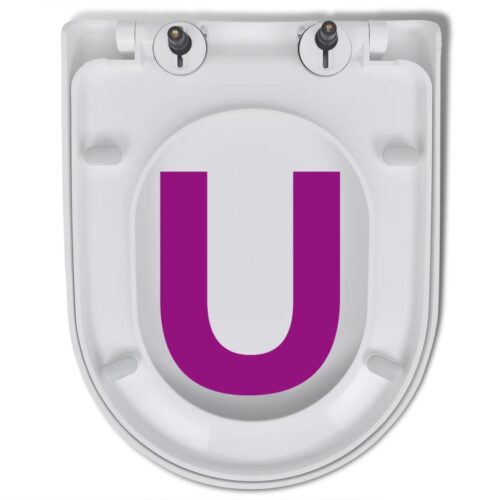 Toilet Seats with Soft Close Lids 2pcs Plastic White - Image 8