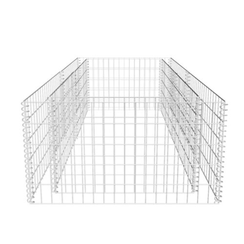 Gabion Planter Galvanised Steel 180x90x50cm - Image 5