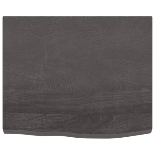Bathroom Countertop Sink Vanity Board Table Top Dark Oak Timber Wood  60x50x4cm - Image 3