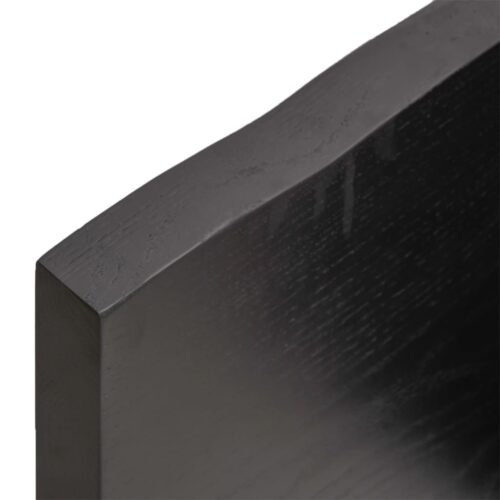 Bathroom Countertop Sink Vanity Board Table Top Dark Oak Timber Wood  60x50x4cm - Image 7