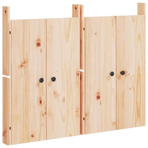 Outdoor Kitchen Doors 2pcs 50x9x82cm Solid Wood Pine