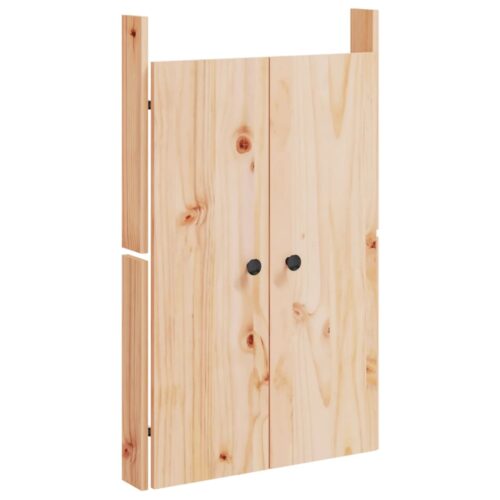 Outdoor Kitchen Doors 2pcs 50x9x82cm Solid Wood Pine - Image 3