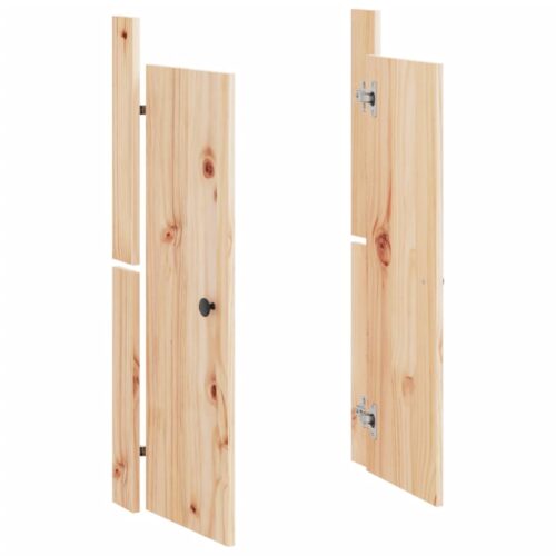 Outdoor Kitchen Doors 2pcs 50x9x82cm Solid Wood Pine - Image 4