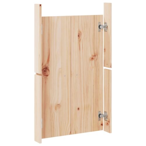 Outdoor Kitchen Doors 2pcs 50x9x82cm Solid Wood Pine - Image 7
