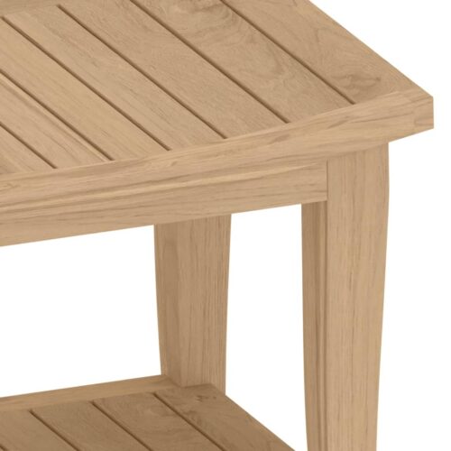 Bathroom Side Table 50x35x45cm Solid Wood Teak - Image 6