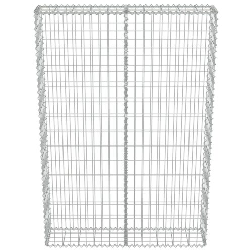 Gabion Wall with Covers Galvanised Steel 100x20x150cm - Image 4