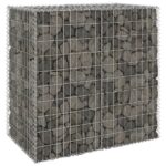 Gabion Wall with Covers Galvanised Steel 100x60x100cm