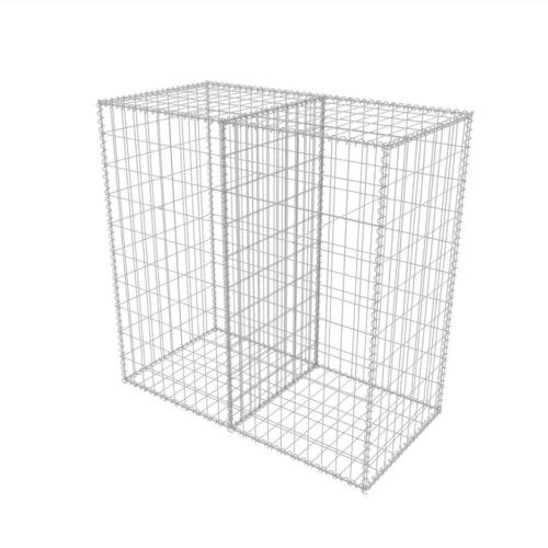 Gabion Basket Galvanised Steel 100x50x100cm