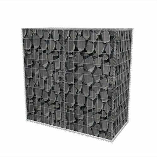 Gabion Basket Galvanised Steel 100x50x100cm - Image 3