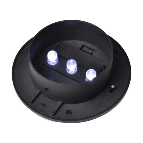 Outdoor Solar Fence Lamps 12pcs LED Black - Image 6