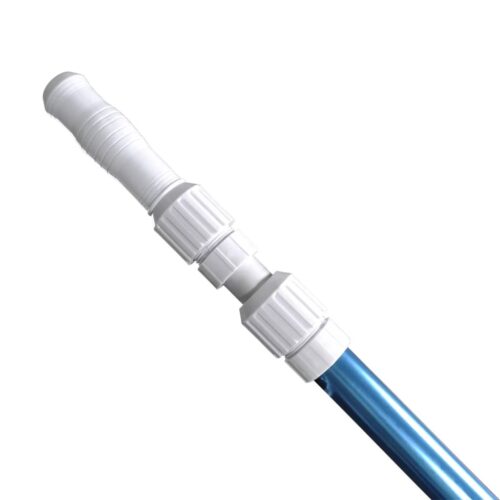 Swimming Pool Cleaning Kit Telescopic Aluminium Pole Leaf Skimmer Set Mesh Brush - Image 7