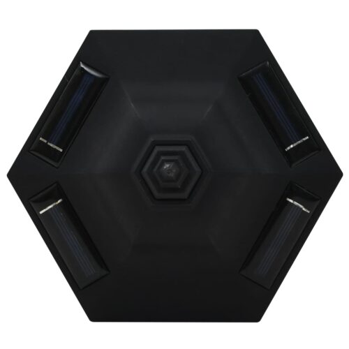 Outdoor Solar Lamps 6pcs LED Black - Image 8