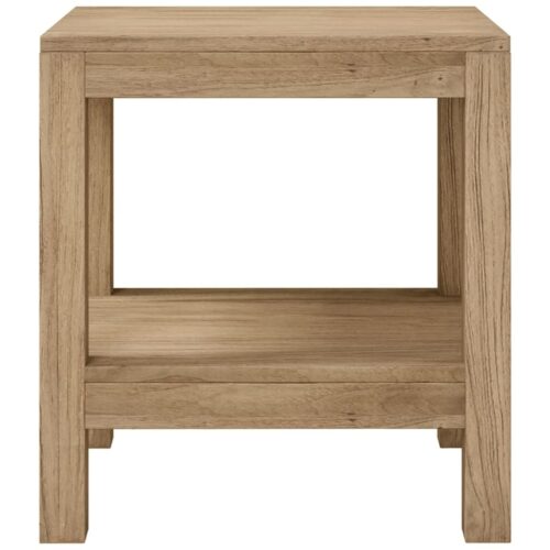 Bathroom Side Table 45x35x45cm Solid Wood Teak - Image 3