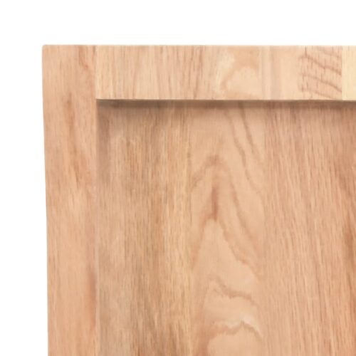 Light Oak Wood Timber Bathroom Countertop Sink Vanity Board Table Top 120x30x4cm - Image 6