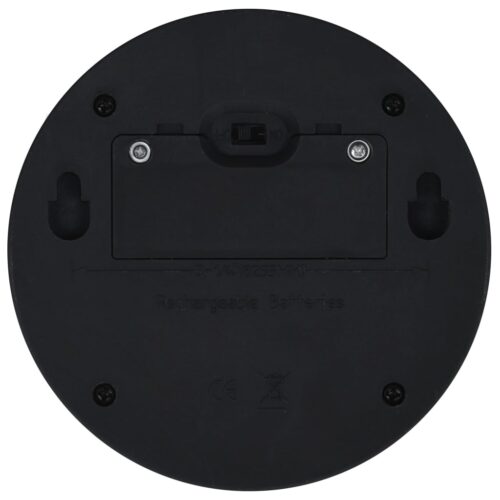 Outdoor Solar Wall Lamps LED 24pcs Round Black - Image 8