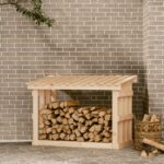 Firewood Rack 108x64.5x77cm Solid Wood Pine