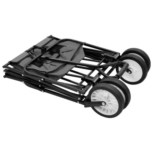 Folding Hand Trolley Steel Grey - Image 3