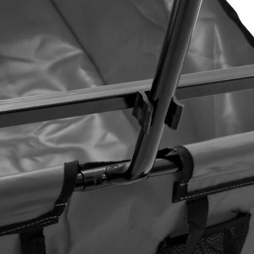 Folding Hand Trolley Steel Grey - Image 5