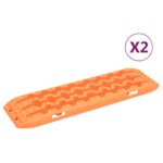 Traction Boards 2pcs Orange 106x30.5x7cm Nylon