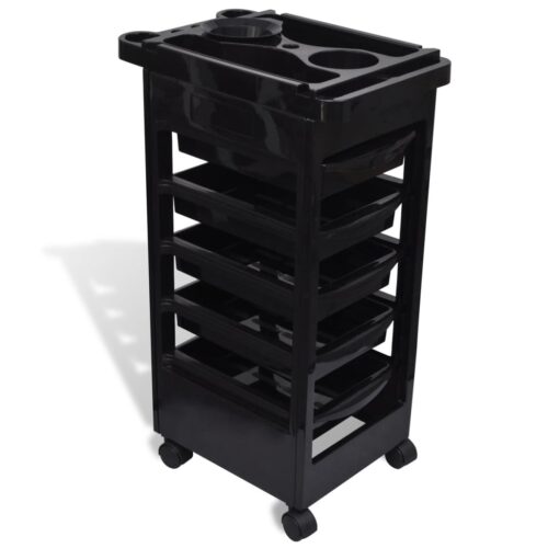 Hair Salon Plastic Trolley with Wheels - Image 2