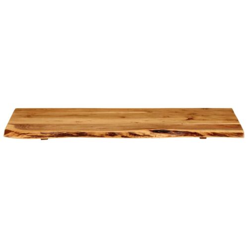 Bathroom Vanity Top Solid Acacia Wood Timber Countertop 100x52x2.5cm - Image 3