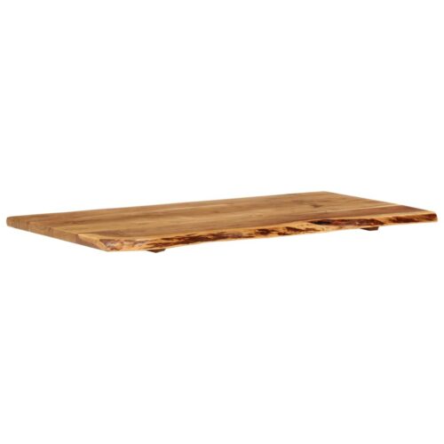 Bathroom Vanity Top Solid Acacia Wood Timber Countertop 100x52x2.5cm - Image 11
