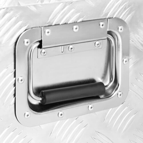 Storage Box Silver 70x31x27cm Aluminium - Image 7