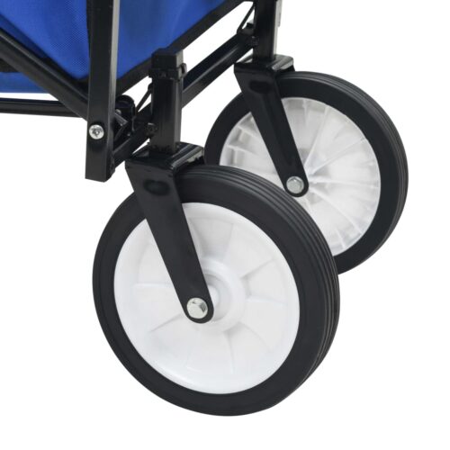 Folding Hand Trolley Steel Blue - Image 7