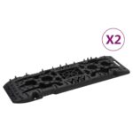 Traction Boards 2pcs Black 107x31x7cm Nylon