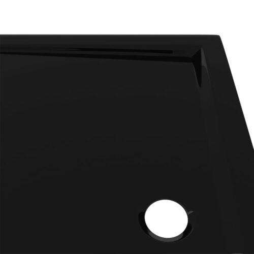 Rectangular ABS Shower Base Tray Bathroom Floor Trays Black 70x90cm - Image 6