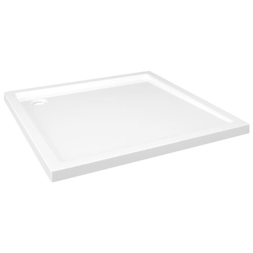 Square ABS Shower Base Tray Bathroom Floor Trays White 80x80cm - Image 2