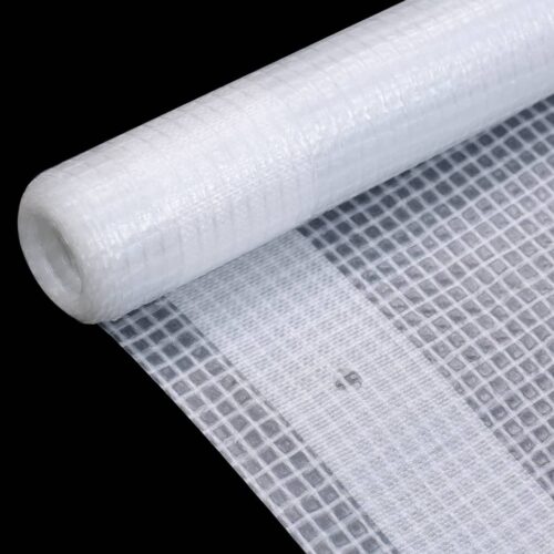 Leno Tarpaulins 2pcs 260g/m 4x6m White Heavy Duty Camping Poly Tarps Cover - Image 4