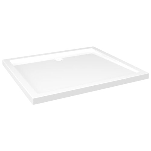 Rectangular ABS Shower Base Tray Bathroom Floor Trays White 80x90cm - Image 2
