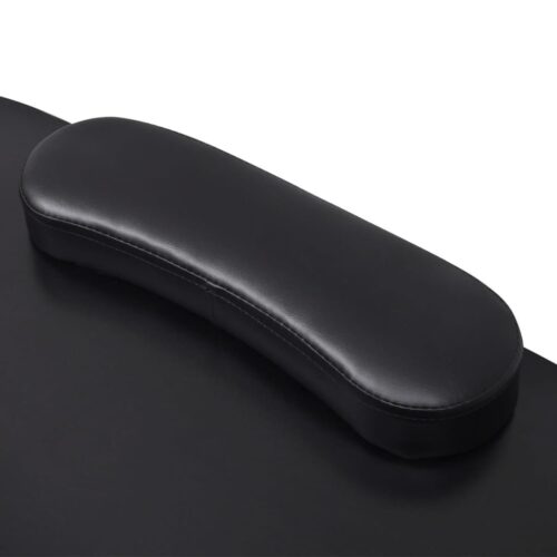 Folding Manicure Nail Table with Castors Black - Image 3